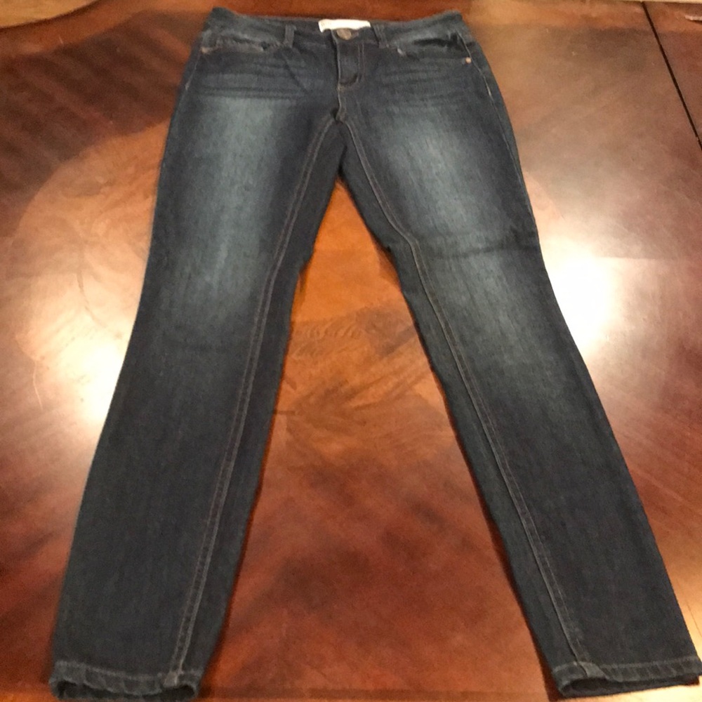 Dark blue skinny jeans